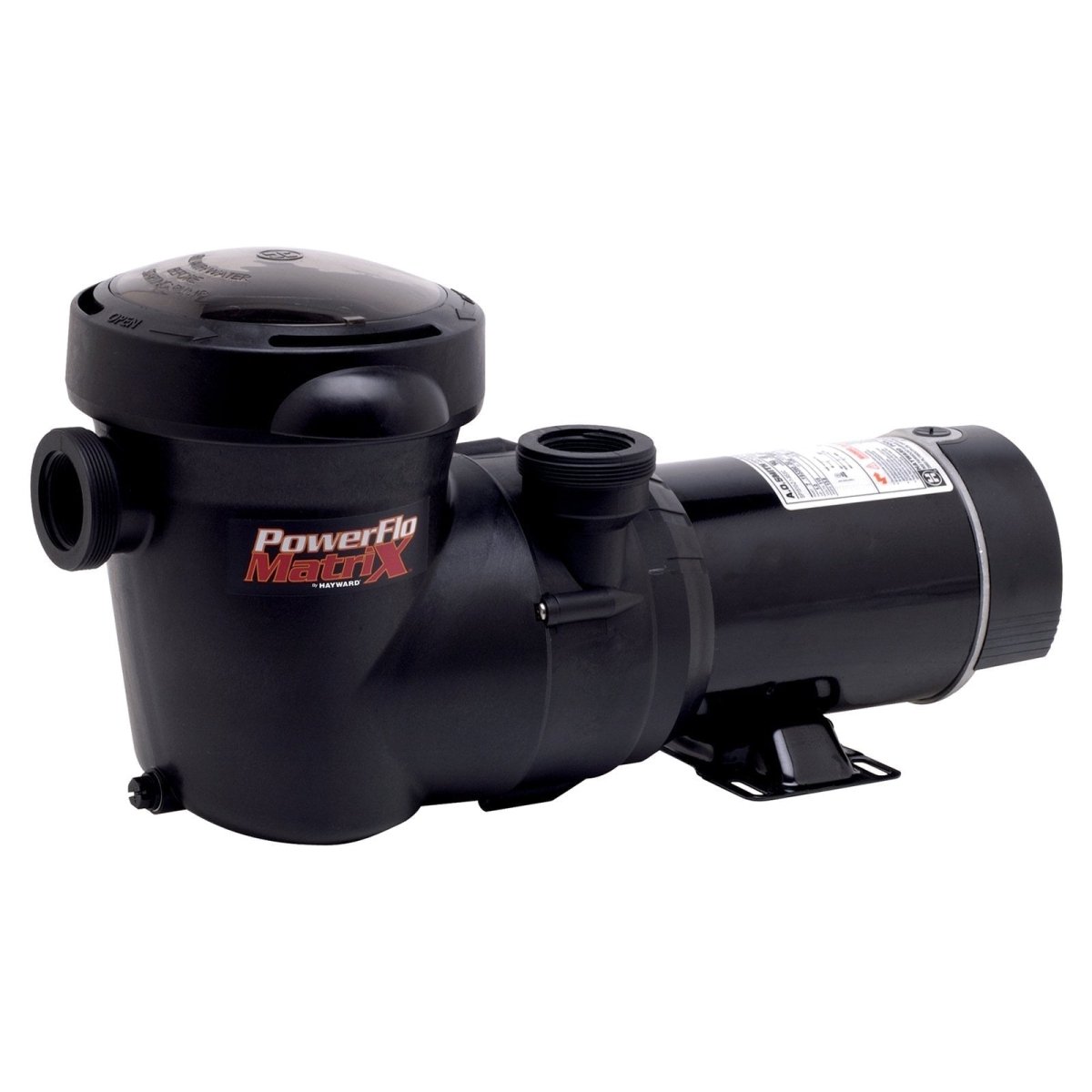Hayward Power - Flo® Matrix 2 - Speed High Efficiency Pump with 6' Cord 1 - 1/2 HP 115V W3SP15932S - AquaDoc