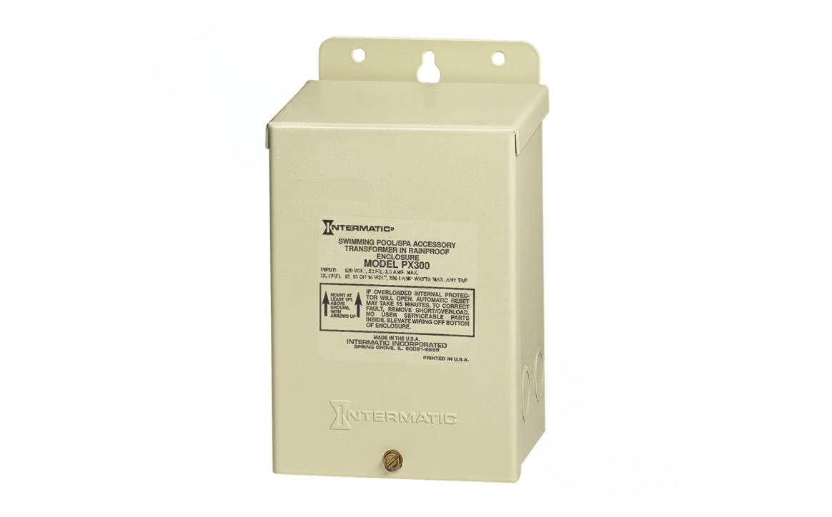 Intermatic PX300 Beige 300W 120V Steel Enclosure PX Pool & Spa Safety Transformer - AquaDoc