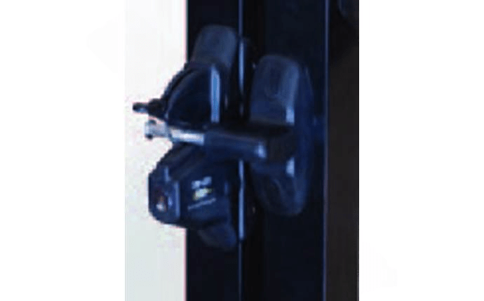 DSI 160864BLK Regis Aluminum Fence Black Lokk Latch Keyed Entry One Side - AquaDoc