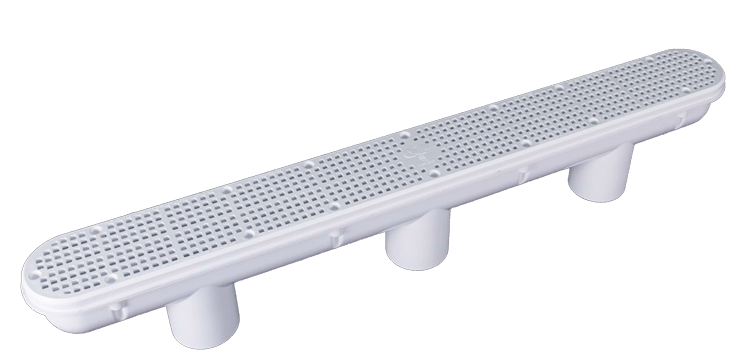 CMP 25506 - 320 - 000 32" White VGB Unblockable Channel Main Drain and Sump - AquaDoc