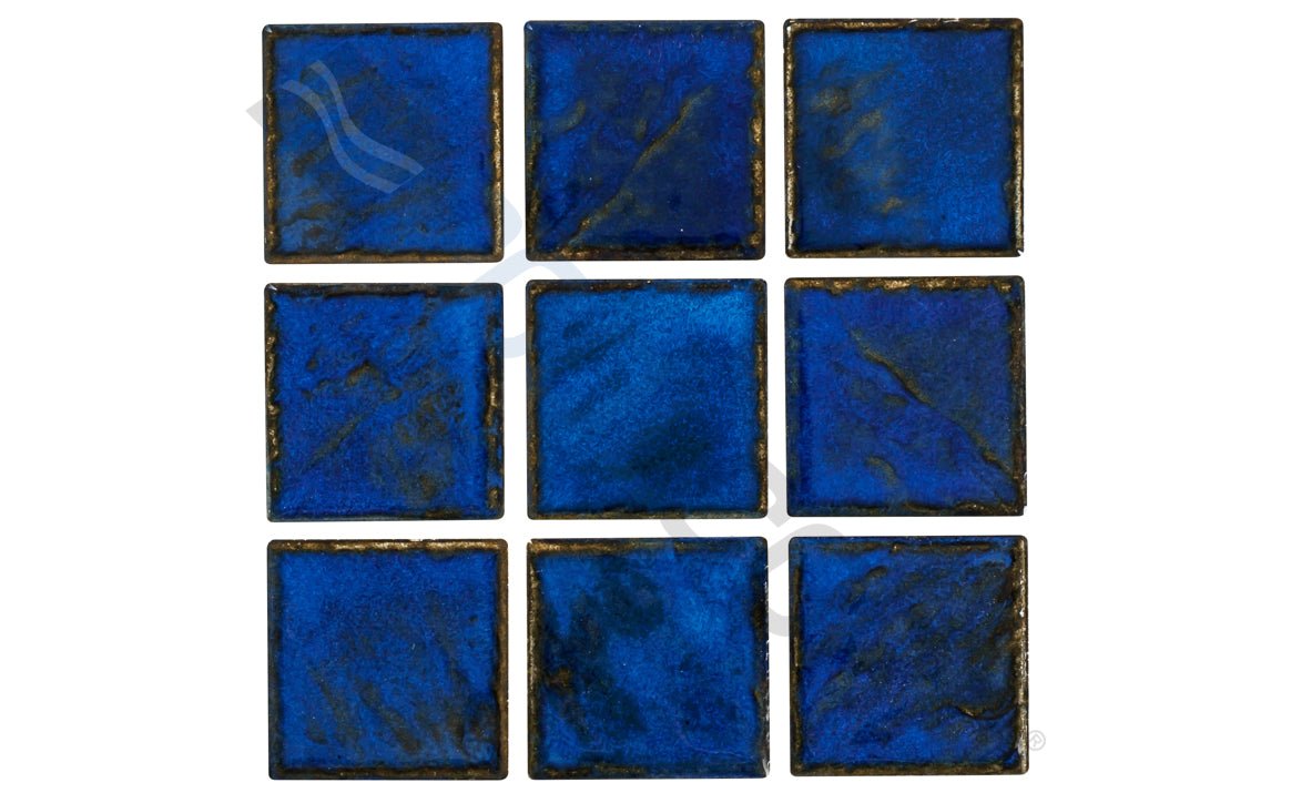NPT MARF235 2" x 2" Martinique Glossy Tile Royal Blue - AquaDoc