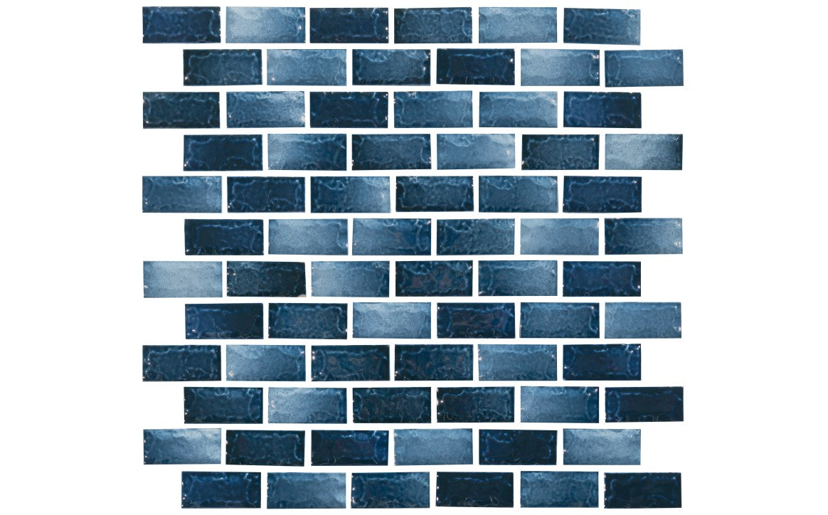 Side Angle of Maui Blue Porcelain Tile