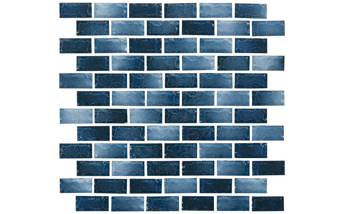 NPT MAU - BLUE1X2 1" x 2" Maui Porcelain Tile Blue - AquaDoc