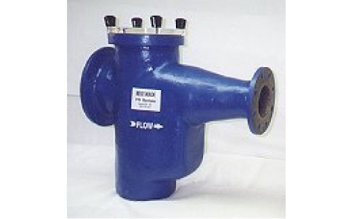 Mer - Made Filter 10X8ECCFO 10" x 8" FO Series Eccentric Reducing Strainer with Stainless Steel Basket - AquaDoc