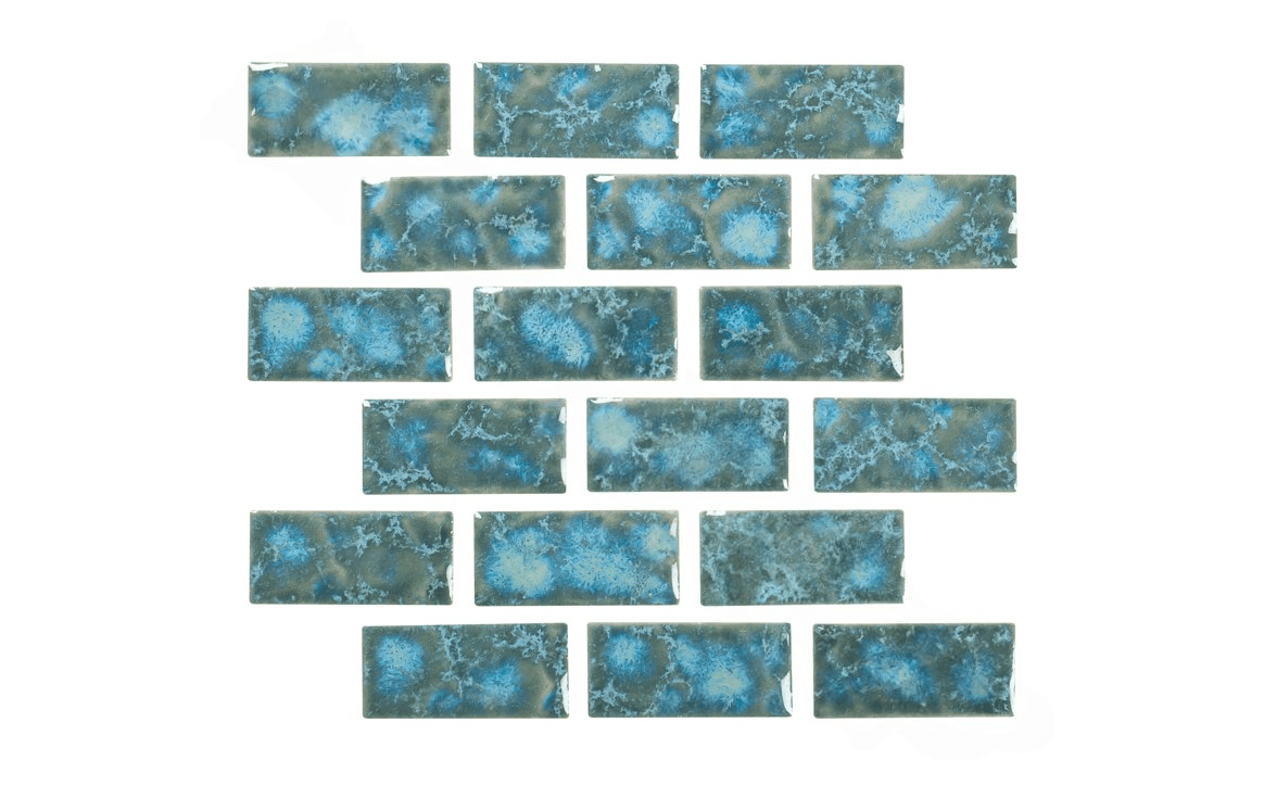 NPT MRD - SEA 1" x 2" Meridian Tile Sea Green Mosaic - AquaDoc