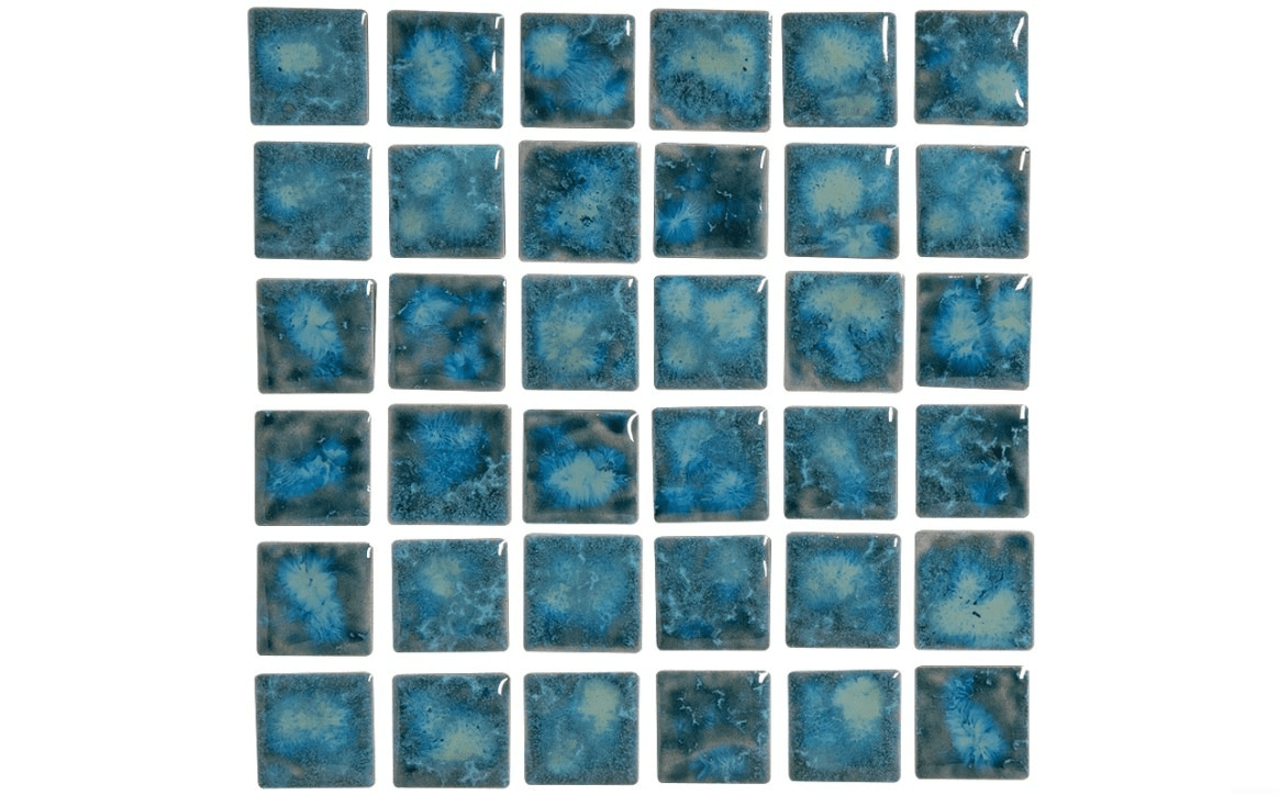 NPT MRD - SEA GREEN1X1 1" x 1" Meridian Mosaic Tile Sea Green - AquaDoc