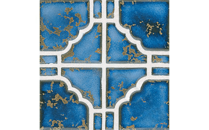 NPT STB807 Moonbeam Tile Terra Blue Mosaic - AquaDoc