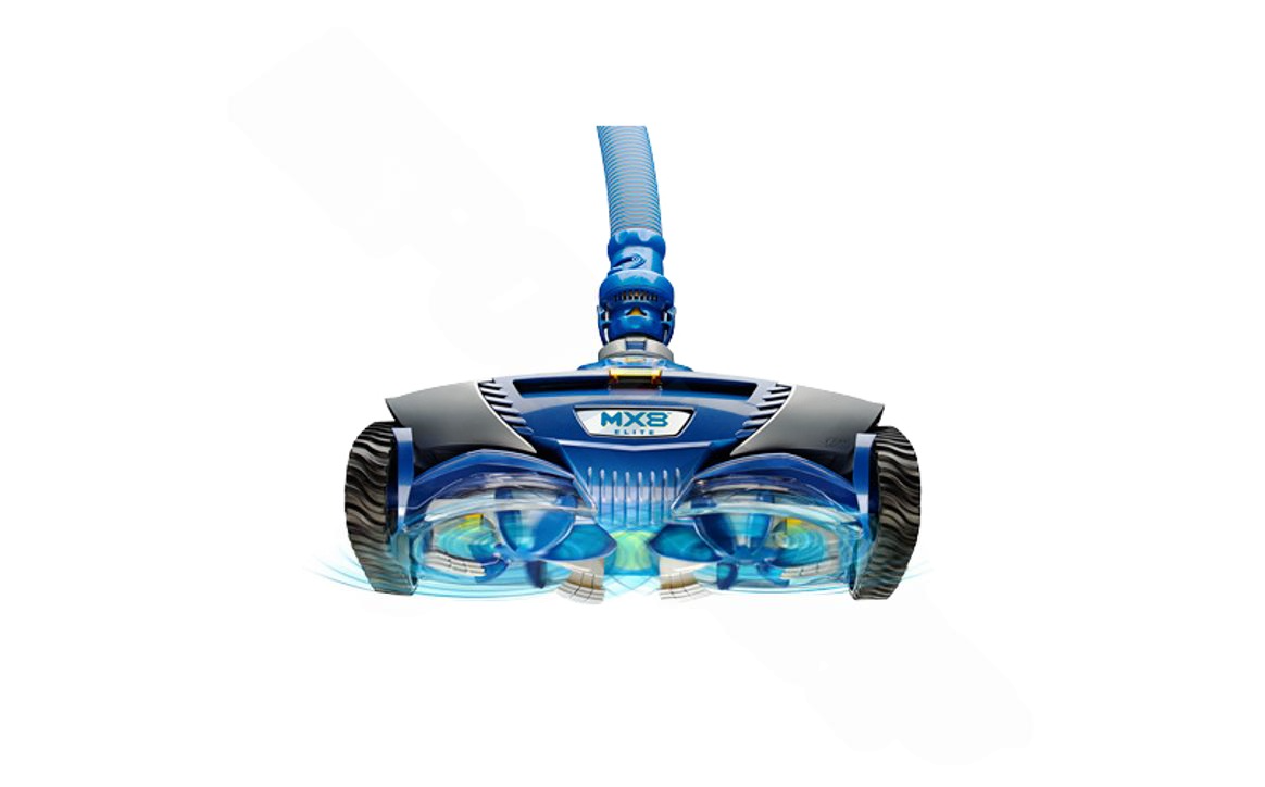 Baracuda MX8 Elite pool cleaner front profile