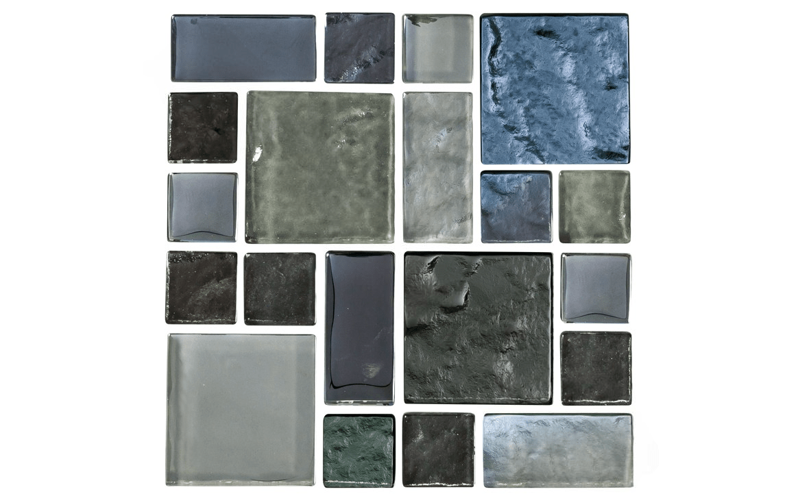 NPT MASNLR34 Night Life Glass Mosaic Tile Soul Random - AquaDoc