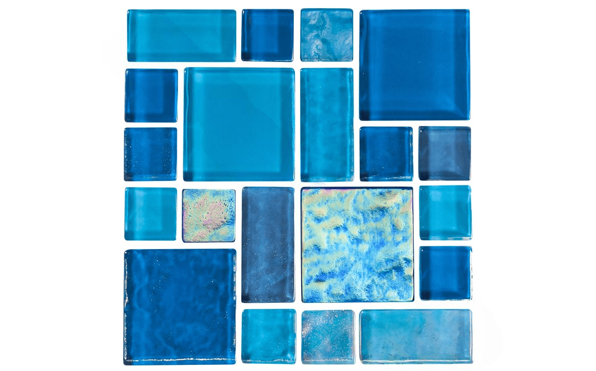 NPT MASNLR32 Night Life Glass Mosaic Tile Galant Random - AquaDoc