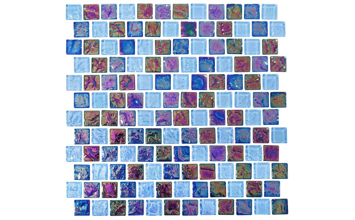 NPT NSH - COBALT1X1 1" x 1" Nordic Shores Cobalt Pool Tile - AquaDoc