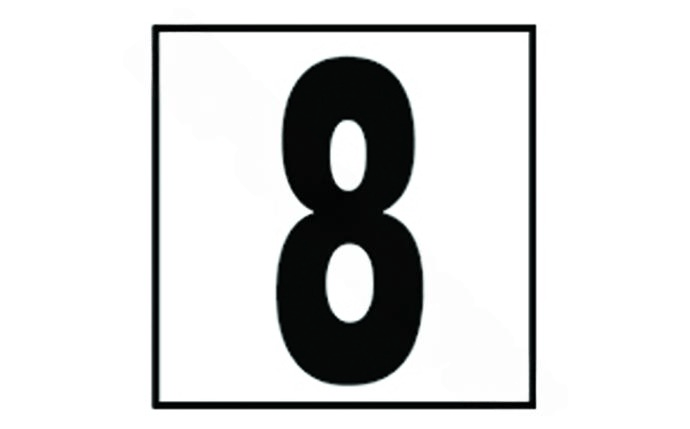 NPT DM51 - 1080 5" Smooth 8 Depth Marker - AquaDoc