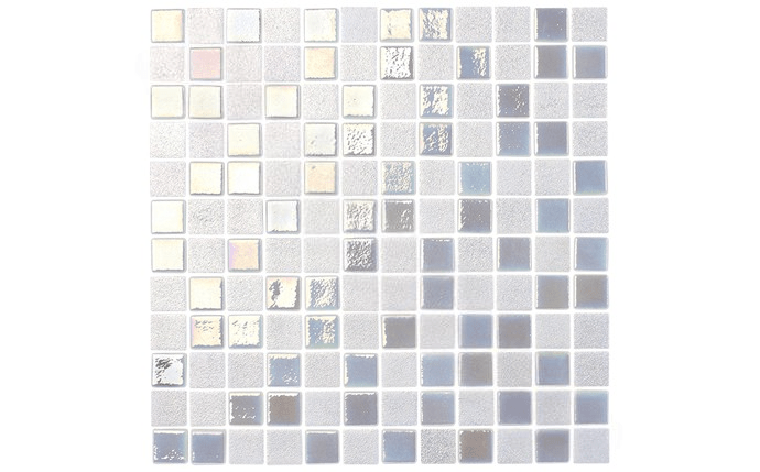 NPT OPL - PEARL1X1 1" x 1" Opal Pearl White Pool Tile - AquaDoc