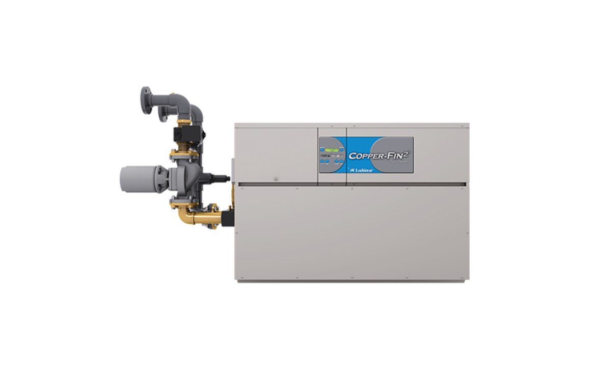 Lochinvar 100138399 Copper - Fin 2 Natural Gas Commercial Pool Heater 750K BTU - AquaDoc