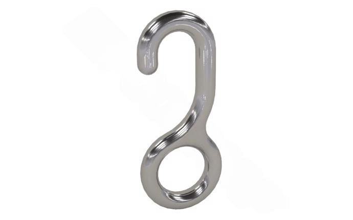 Perma - Cast PH - 56 .75" S - hook Cpb Rope Hook - AquaDoc