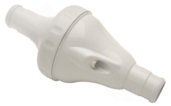 Back-up valve installed and functioning in a pool cleaner system