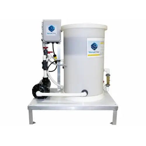VersaChlor System III Easy Feed Pool Chlorination System Complete Skid Package 9501114 - AquaDoc