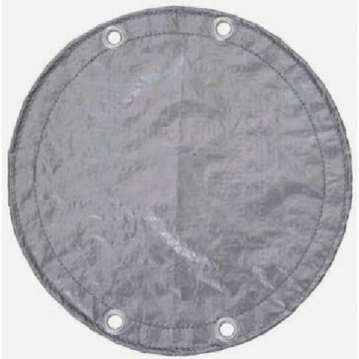 GPC Winter Covers 15' x 24' Silver/Black Oval Solid Winter Pool Cover for Above Ground Pool 121928ASBL - AquaDoc