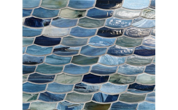 Swimming pool finished with Mermaid Collection tiles