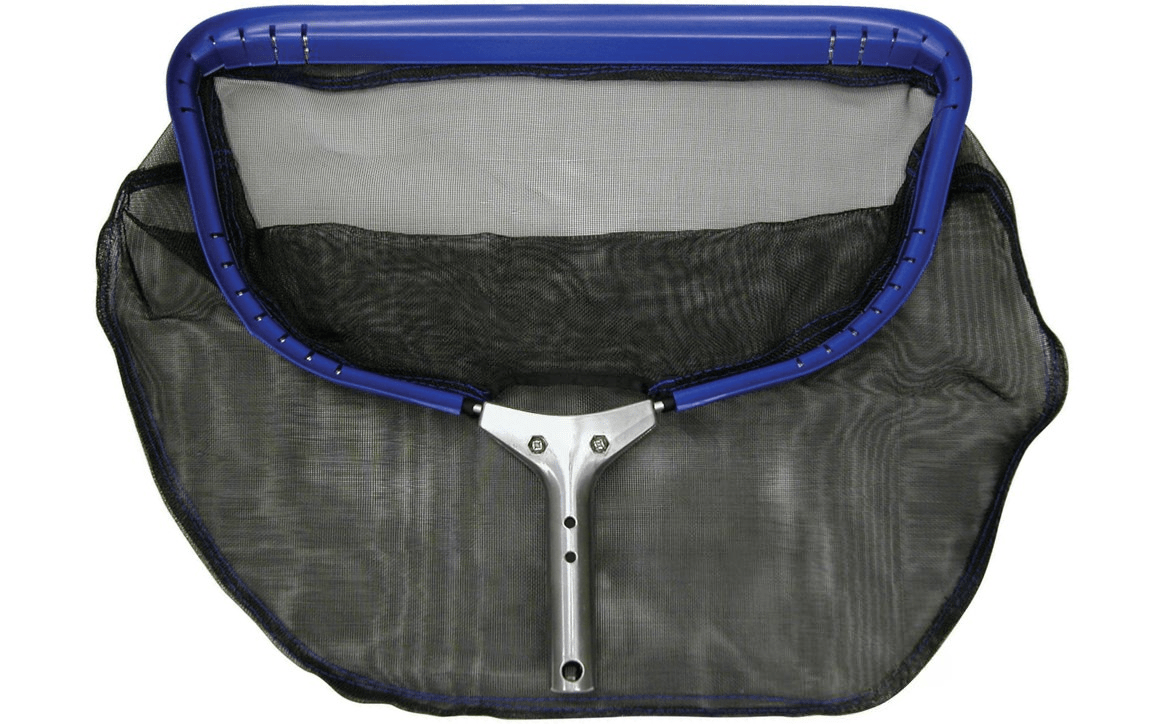 PoolStyle LR71CB/PRO Professional Leaf Rake with 20" Deep HD Nylon Net - AquaDoc