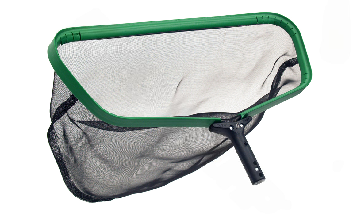Full view of the Purity Pool Gator Leaf Rake