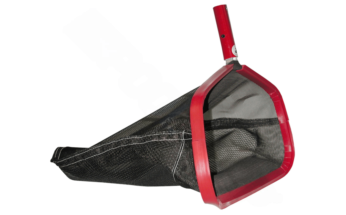 Purity Pool RBRB 20" Red Baron Leaf Rake with Rag Bag Mesh Net - AquaDoc