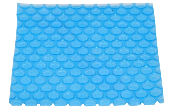 Top view of 30' x 50' rectangular solar cover on pool