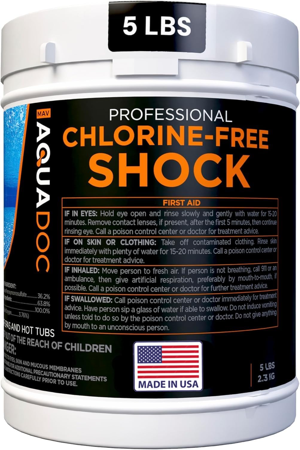 Non - Chlorine Spa Shock for Hot tub - AquaDoc
