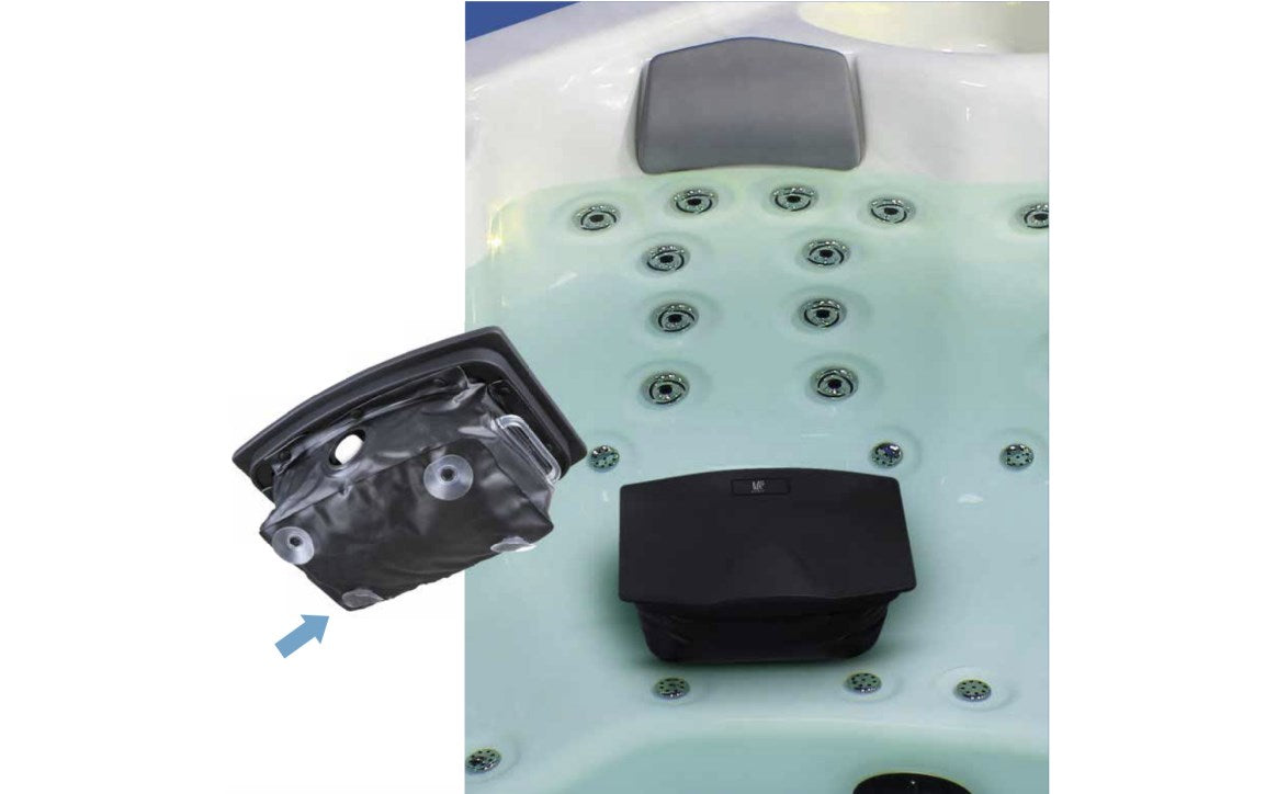 Life Essentials Deluxe Spa Seat Cushion in a spa setting