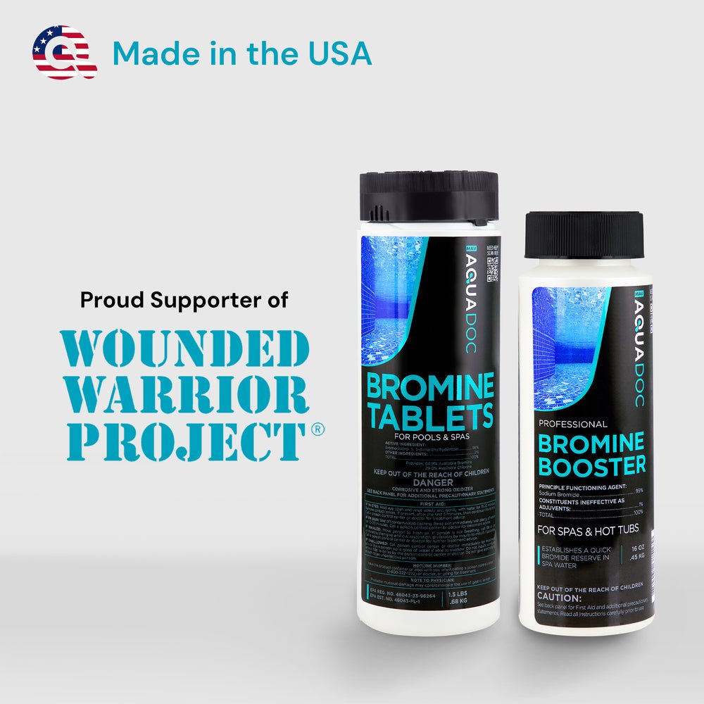 Hot Tub Bromine Tablets & Bromine Booster Bundle - AquaDoc