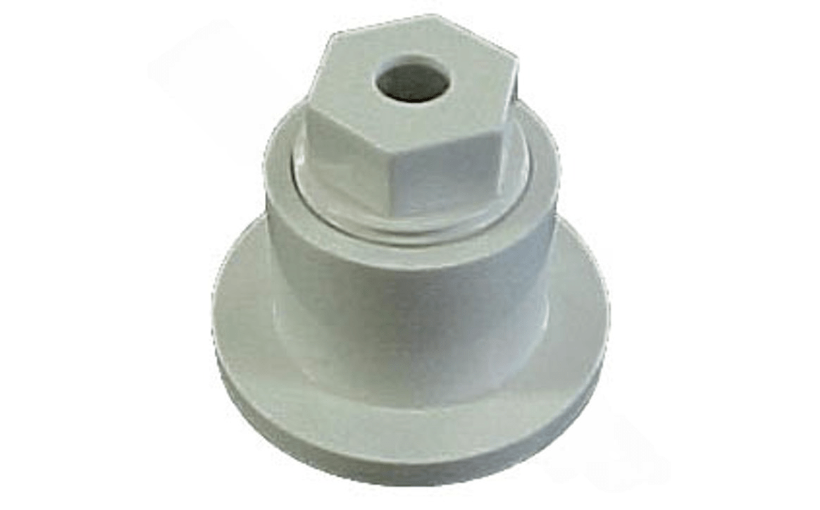 Super - Pro 23310 - 000 - 000 White Spa Tee Jet with 0.75" MPT Nozzle - AquaDoc