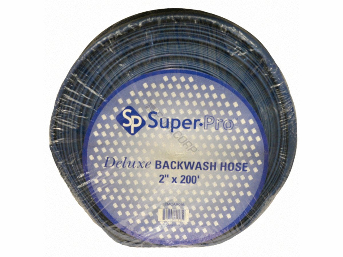 SUPER - PRO 2" x 200' Deluxe Service Grade Backwash Hose - AquaDoc