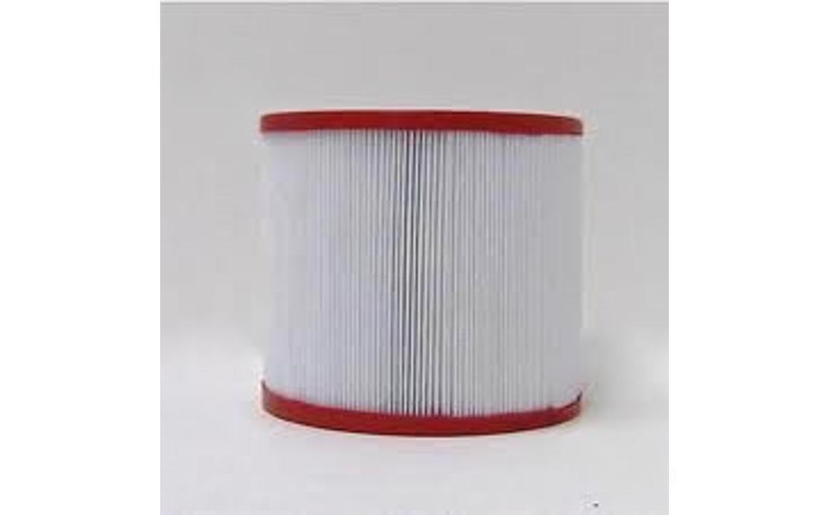 Front view of the SUPER-PRO 4.25" 10 SqFt Replacement Filter Cartridge, designed for spa use.
