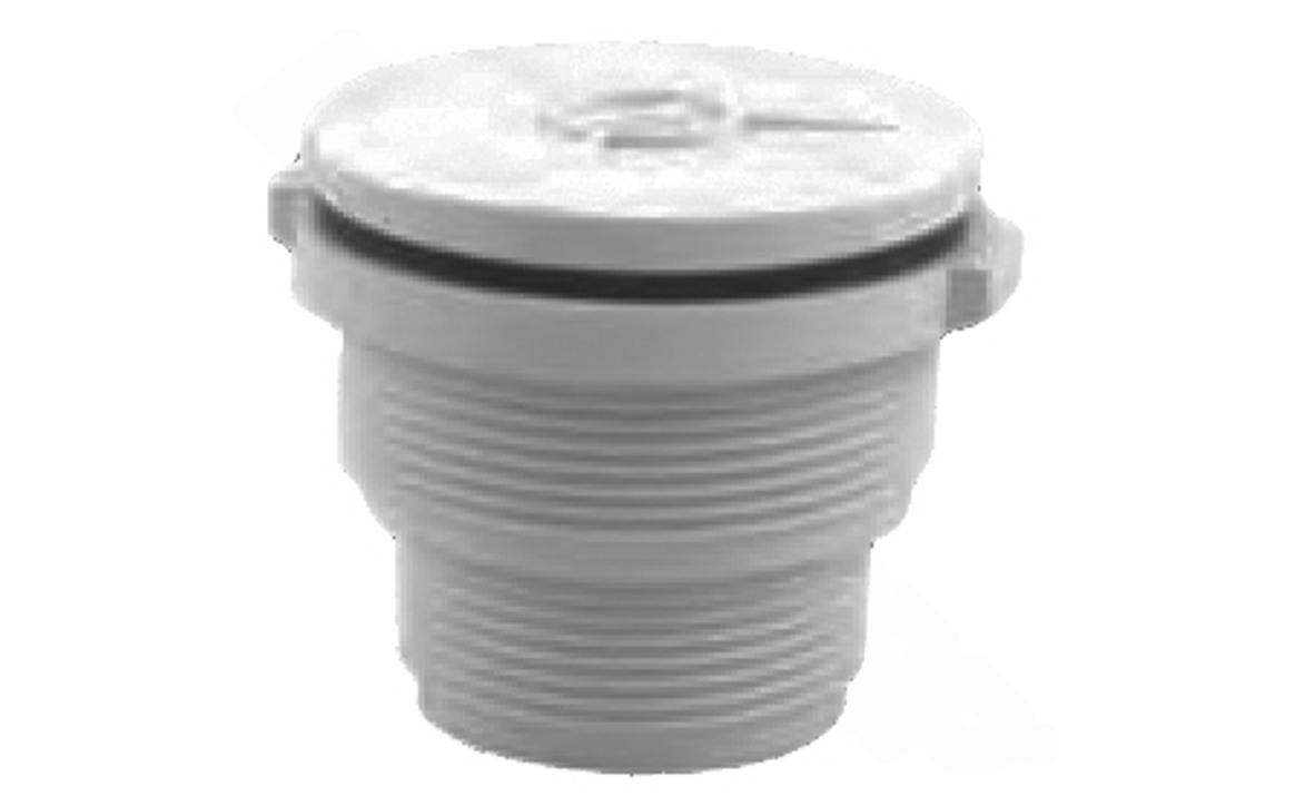 Super - Pro 25620 - 000 - 000 1.5" White Hi - Flo Suction Fitting with Hydrostat Relief Valve - AquaDoc