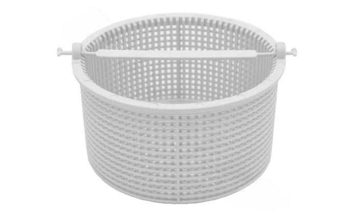 Super-Pro skimmer basket for easy pool cleaning