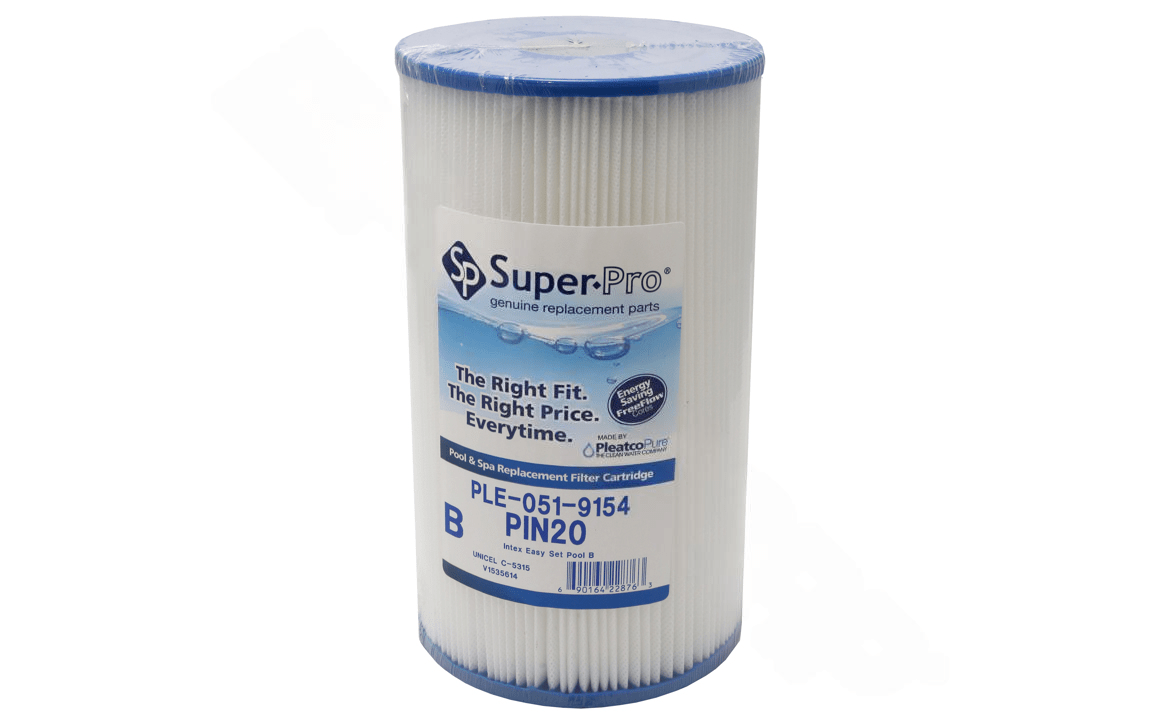 SUPER - PRO 5 - 7/8" Diameter 15 SqFt Replacement Filter Cartridge - AquaDoc