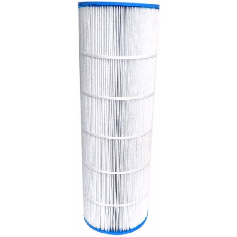 SUPER-PRO 106 SqFt SwimClear Cartridge Element front view showcasing pleated filter media.