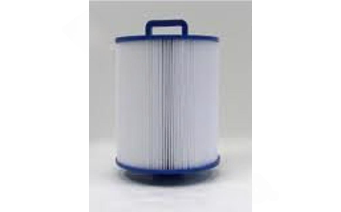 Front view of the SUPER-PRO 6" filter cartridge for pools and spas.