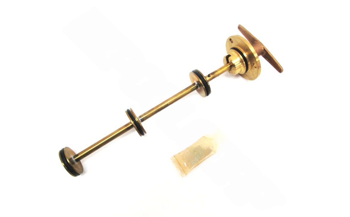 Front view of Val-Pak V26-348 piston, cap & handle