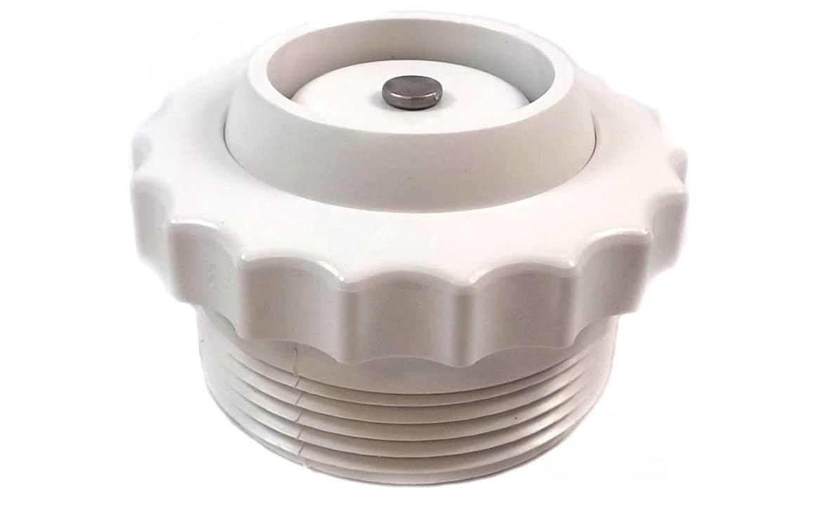 Val-Pak 1-1/2" MPT white spa check valve for backflow prevention