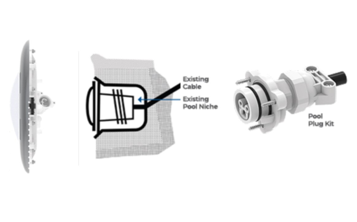 Jandy-compatible LED pool light replacement