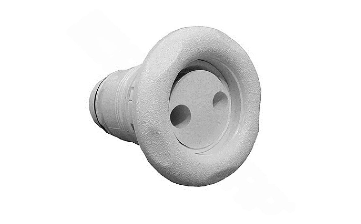 Waterway 210 - 6520 3 1/2" white poly jet internal pulsator textured 5 - scallop face - AquaDoc