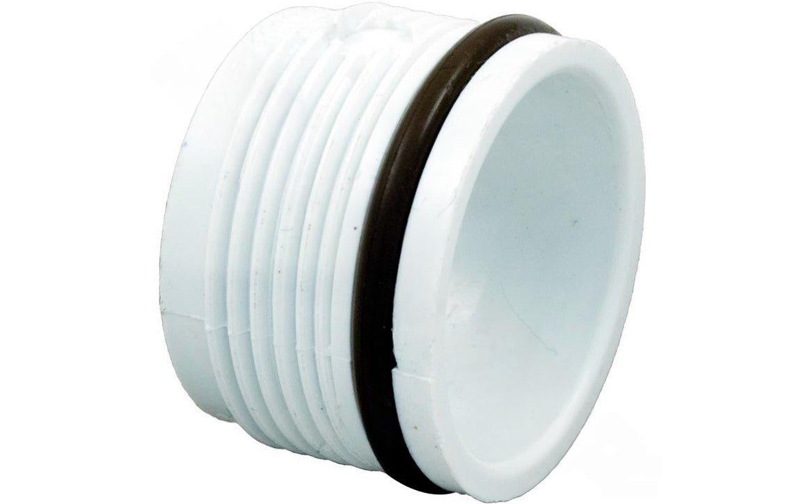 Waterway 212 - 4700B White Threaded Retainer Ring with O - Ring Bagged - AquaDoc