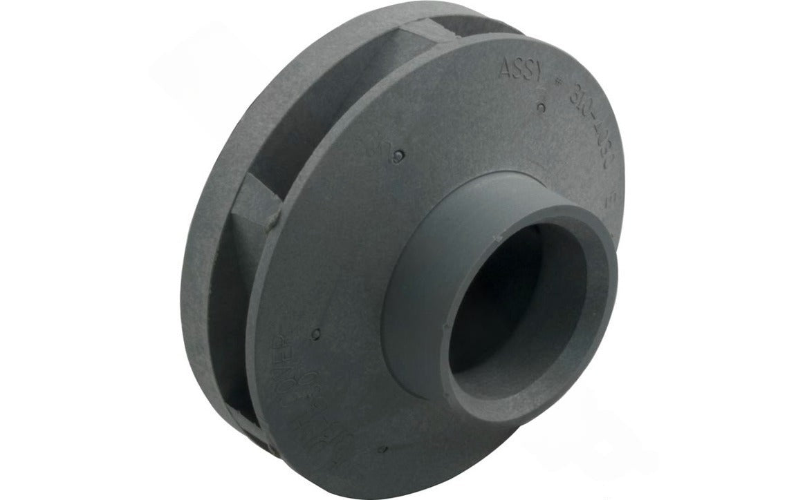 Front view of Waterway 310-4090 2HP Spa Flo Impeller
