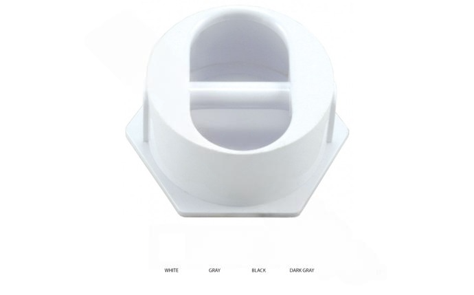 Close-up view of Super-Pro white rope anchor