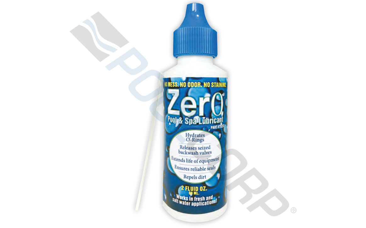 Zero Pool & Spa Lubricant applied to pool equipment for smooth operation.