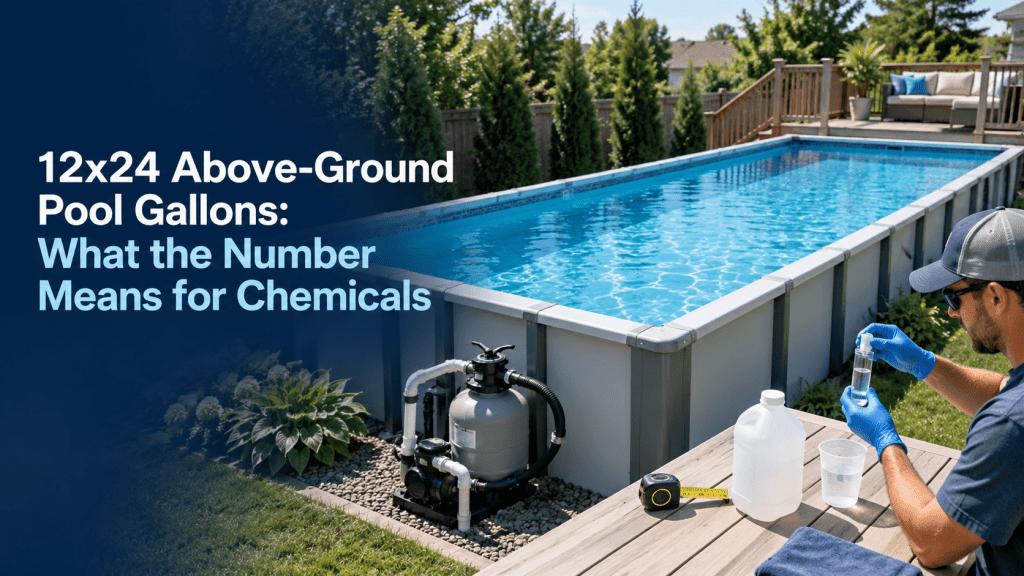 12x24 Above-Ground Pool Gallons: What the Number Means for Chemicals - AquaDoc