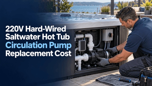 220V Hard-Wired Saltwater Hot Tub Circulation Pump Replacement Cost - AquaDoc