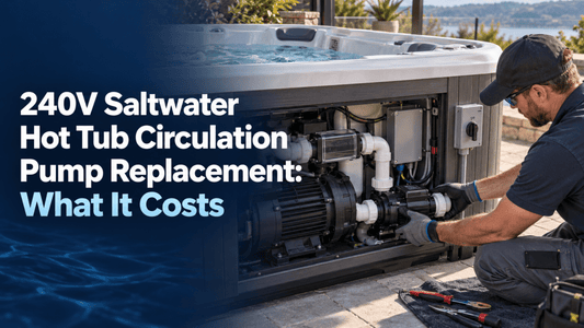 240V Saltwater Hot Tub Circulation Pump Replacement: What It Costs - AquaDoc