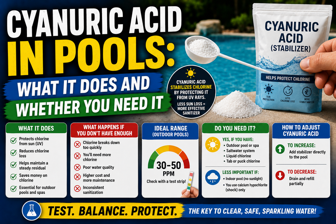 Cyanuric Acid in Pools: What It Does and Whether You Need It